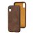 Чохол для iPhone Xr Leather croco full коричневий 3284581