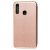 Чохол книжка Premium для Samsung Galaxy A20s (A207) рожево-золотистий 3289766