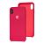 Чохол silicone для iPhone Xs Max case rose red 3302021