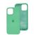 Чохол для iPhone 13 Pro Max Silicone Full зелений / spearmint 3320572