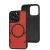 Чохол для iPhone 13 Pro MagSafe eco-leather + MagSafe popSocket red 3320387