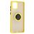 Чохол для Samsung Galaxy Note 10 Lite (N770) LikGus Edging Ring жовтий 3332341