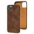 Чохол для iPhone 11 Pro Max Leather croco full brown 3334077