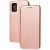 Чохол книжка Premium для Samsung Galaxy A02s / A03s рожево-золотистий 3351830
