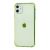 Чохол для iPhone 11 WXD ударостійкий зелений/прозорий 3355654