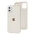 Чохол для iPhone 11 Silicone Full бежевий / antique white 3368354