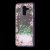 Чохол для Samsung Galaxy A6+ 2018 (A605) Блиск вода світло-рожевий "квіти" 3374301