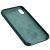 Чохол silicone case для iPhone Xr black green 3382337