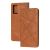 Чохол книжка Business Leather для Samsung Galaxy Note 20 (N980) коричневий 3388958