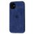 Чохол для iPhone 11 Alcantara 360 темно-синій 3393922