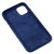Чохол для iPhone 11 Alcantara 360 темно-синій 3393924
