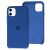 Чохол Silicone для iPhone 11 case navy blue 3395187