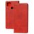 Чохол книжка для Xiaomi Redmi 9C / 10A Black magnet червоний 3415143