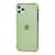 Чохол для iPhone 11 Pro Max WXD ударостійкий зелений/прозорий 3415436