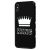 Чохол для iPhone Xs Max HQ glass "король" чорний 3418103