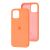 Чохол для iPhone 12 mini Silicone Full помаранчевий / papaya 3427269