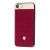 Чохол для Phone 7/8 Top-V шкіра з металевою вставкою бордовий 3429441