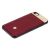 Чохол для Phone 7/8 Top-V шкіра з металевою вставкою бордовий 3429440