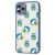 Чохол для iPhone 11 Pro Wave Cartoon penguins and dogs / lavender gray 3433131