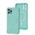 Чохол для iPhone 12 Pro WAVE Silk Touch WXD MagSafe turquoise 3433220