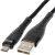 Кабель USB Hoco UD02 microUSB (3A) 1m чорний 3435702
