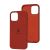 Чохол для iPhone 12 Pro Max Silicone Full Тризуб темно-червоний 3444821