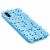 Чохол 3D для iPhone X / Xs квіти зі стразами блакитний 3450009