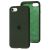 Чохол для iPhone 7/8 Silicone Full зелений / black green 3465199