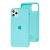 Чохол silicone для iPhone 11 Pro Max case синє море 3469528