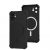 Чохол для iPhone 12 WAVE Silk Touch WXD MagSafe black 3472316