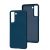 Чохол для Samsung Galaxy S21 FE (G990) Wave colorful blue 3474092