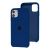 Чохол Silicone для iPhone 11 case blue cobalt 3478284
