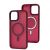 Чохол для iPhone 12 Pro Max Space color MagSafe бордовий 3481664