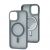 Чохол для iPhone 12 / 12 Pro Space color MagSafe сірий 3493894