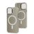 Чохол для iPhone 12 / 12 Pro IMD Colors MagSafe silver 3502752