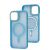 Чохол для iPhone 12 / 12 Pro Space color MagSafe блакитний 3502730