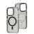 Чохол для iPhone 14 Pro Colorful Metal Frame MagSafe black 3506545