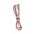 Кабель USB Hoco U9 Zinc Alloy Lightning (1.2 m) розовый 353510