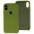 Чохол Silicone для iPhone X / Xs case army green 3549955