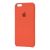 Чохол silicone case для iPhone 6 Plus помаранчевий 407721