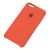 Чохол silicone case для iPhone 6 Plus помаранчевий 407722
