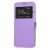 Чохол книжка Meizu M5 Note Modern Style з вікном фіолетовий 497794