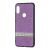 Чохол для Xiaomi Redmi Note 6 Pro Swarovski (смуга) фіолетовий 524454