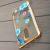 Чохол для Xiaomi Redmi Note 4x із золотистою окантовкою блакитні метелики 527397