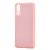 Чохол для Huawei P20 Silicone cover рожевий 531608