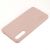 Чохол для Huawei P20 Silky Soft Touch рожевий 532083