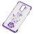 Чохол для Samsung Galaxy A6+ 2018 (A605) kingxbar diamond flower фіолетовий 544989
