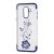 Чохол для Samsung Galaxy A6+ 2018 (A605) kingxbar diamond flower синій 544987