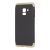 Чохол GKK LikGus для Samsung Galaxy A8 2018 (A530) 360 чорно-золотистий 546074