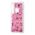 Чохол для Samsung Galaxy A9 2018 (A920) Блиск вода "серця" рожевий 546446